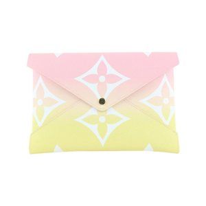 Louis Vuitton Large Pink x Yellow Monogram Kirigam